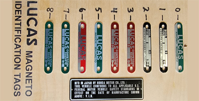 Custom engraved magneto tags, Engraver's Den