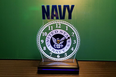 Engraved Clock from Engraver's Den