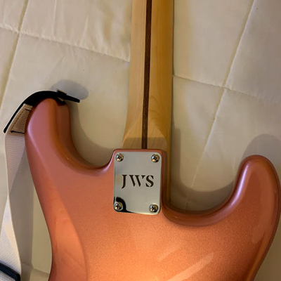 Personalized guitar engravings, Engraver's Den