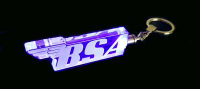 Engraved promotional keychain, Engraver's Den