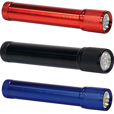Engraved promotional flashlights, Engraver's Den