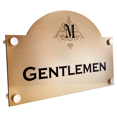 Custom engraved signs, promotional signage, Engraver's Den