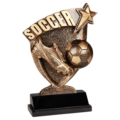Custom engraved sports awards, personalized soccer products from Engraver's Den