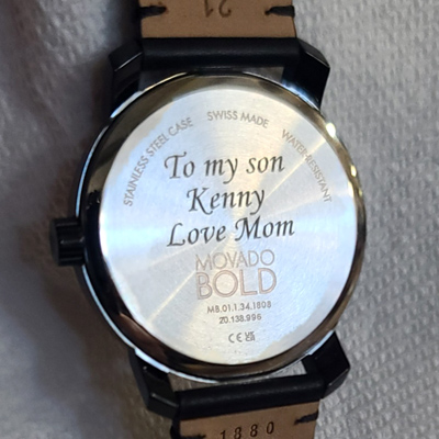 Engraved Watch, Engraver's Den