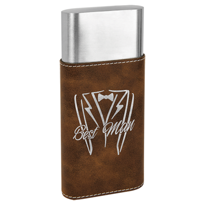 Custom engraved cigar cases, wedding gifts from Engraver's Den