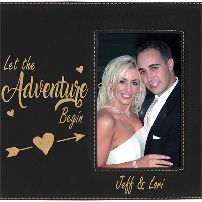 Custom engraved wedding picture frames, Engraver's Den