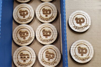 Engraved wooden coasters, Engraver's Den Engraved wooden coasters, Engraver's Den